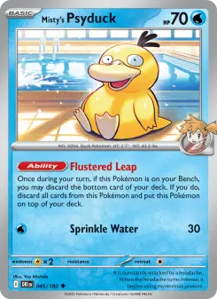 Carta Misty's Psyduck