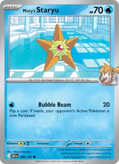 Carta Misty's Staryu
