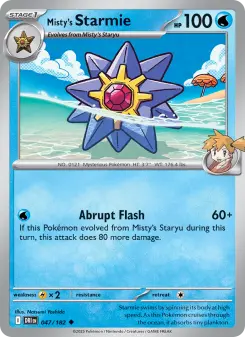 Carta Misty's Starmie