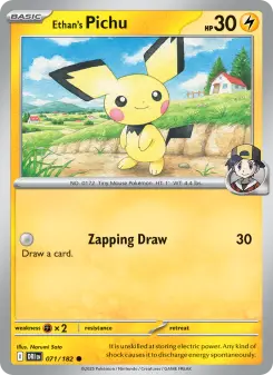 Carta Ethan's Pichu