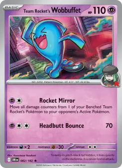 Carta Team Rocket's Wobbuffet