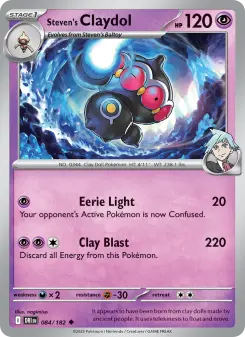 Carta Steven's Claydol
