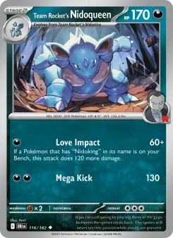 Carta Team Rocket's Nidoqueen