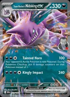 Carta Team Rocket's Nidoking ex