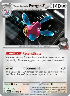 Carta Team Rocket's Porygon-Z