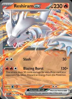 Carta Reshiram ex