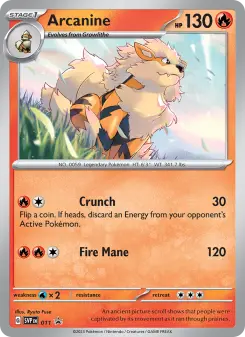 Carta Arcanine