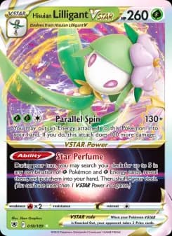 Carta Hisuian Lilligant VSTAR