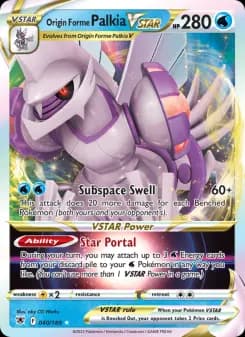 Carta Origin Forme Palkia VSTAR