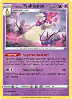 Carta Hisuian Typhlosion