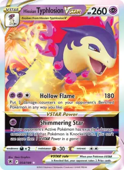 Carta Hisuian Typhlosion VSTAR