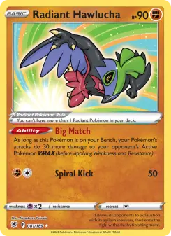 Carta Radiant Hawlucha
