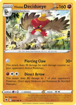 Carta Hisuian Decidueye