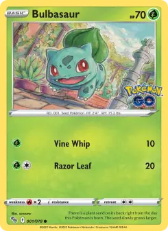 Carta Bulbasaur
