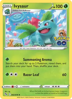 Carta Ivysaur