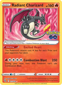 Carta Radiant Charizard