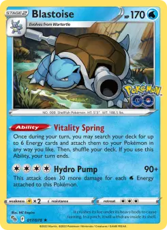 Carta Blastoise