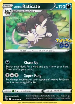 Carta Alolan Raticate