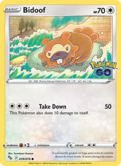 Carta Bidoof