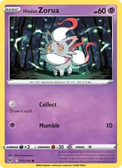 Carta Hisuian Zorua