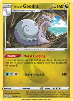 Carta Hisuian Goodra
