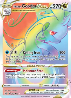 Carta Hisuian Goodra VSTAR