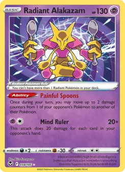 Carta Radiant Alakazam