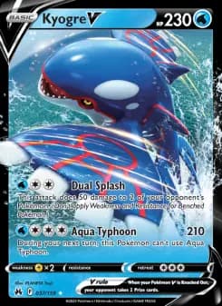 Carta Kyogre V