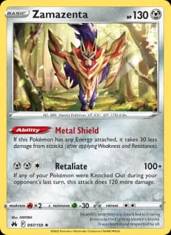 Carta Zamazenta