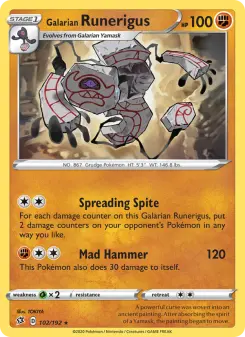 Carta Galarian Runerigus