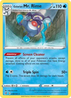 Carta Galarian Mr. Rime