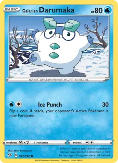 Carta Galarian Darumaka