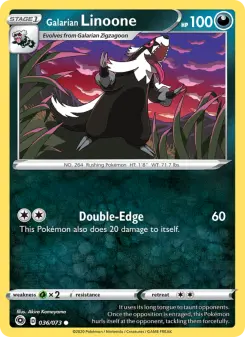 Carta Galarian Linoone