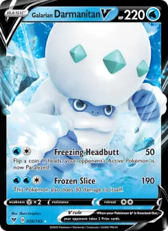 Carta Galarian Darmanitan V