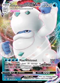 Carta Galarian Darmanitan VMAX