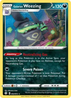 Carta Galarian Weezing