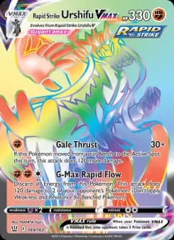 Carta Rapid Strike Urshifu VMAX