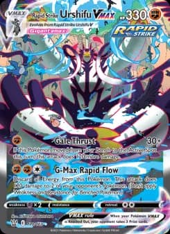 Carta Rapid Strike Urshifu VMAX