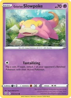 Carta Galarian Slowpoke
