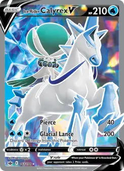 Carta Ice Rider Calyrex V