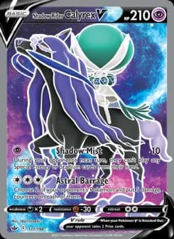 Carta Shadow Rider Calyrex V