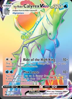 Carta Ice Rider Calyrex VMAX