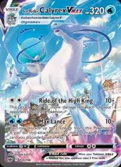 Carta Ice Rider Calyrex VMAX