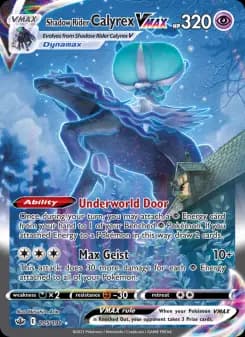 Carta Shadow Rider Calyrex VMAX