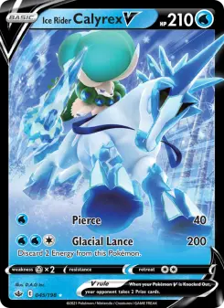 Carta Ice Rider Calyrex V