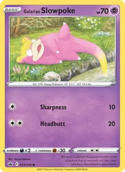 Carta Galarian Slowpoke