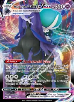 Carta Shadow Rider Calyrex VMAX