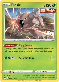 Carta Pinsir