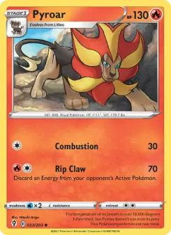 Carta Pyroar