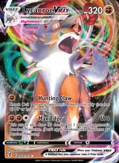 Carta Lycanroc VMAX
